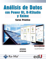 Análisis de datos con power bi, r-rstudio y knime: Curso práctico