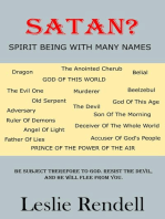 Satan, Spirit Being With Many Names: Bible Studies, #22
