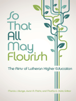 So That All May Flourish: The Aims of Lutheran Higher Education