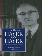 Hayek on Hayek: An Autobiographical Dialogue