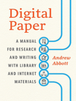 Digital Paper: A Manual for Research and Writing with Library and Internet Materials