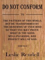 Do Not Conform: Bible Studies, #1