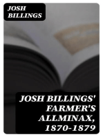 Josh Billings' Farmer's Allminax, 1870-1879