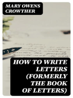 How to Write Letters (Formerly The Book of Letters)