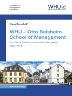 WHU – Otto Beisheim School of Management: From Niche Position to International Recognition, 1984 - 2019