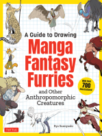 Guide to Drawing Manga Fantasy Furries: and Other Anthropomorphic Creatures (Over 700 illustrations)