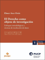 El Derecho como objeto de investigación: Enfoques metodológicos y técnicas de recolección de datos