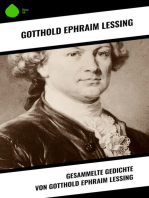 Gesammelte Gedichte von Gotthold Ephraim Lessing