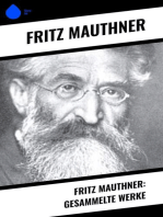 Fritz Mauthner: Gesammelte Werke