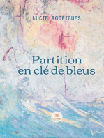 Partition en clé de bleus