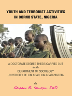 Youth and Terrorist Activities in Borno State, Nigeria