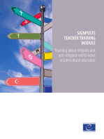Signposts teacher training module: Teaching about religions and non-religious world views in intercultural education