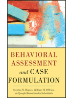 Behavioral Assessment and Case Formulation