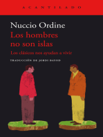 Los hombres no son islas: Los clásicos nos ayudan a vivir