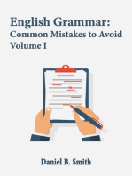 English Grammar: Common Mistakes to Avoid Volume I