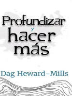 Profundizar y hacer más