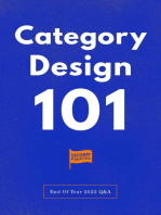 Category Design 101: End Of Year 2022 Q&A