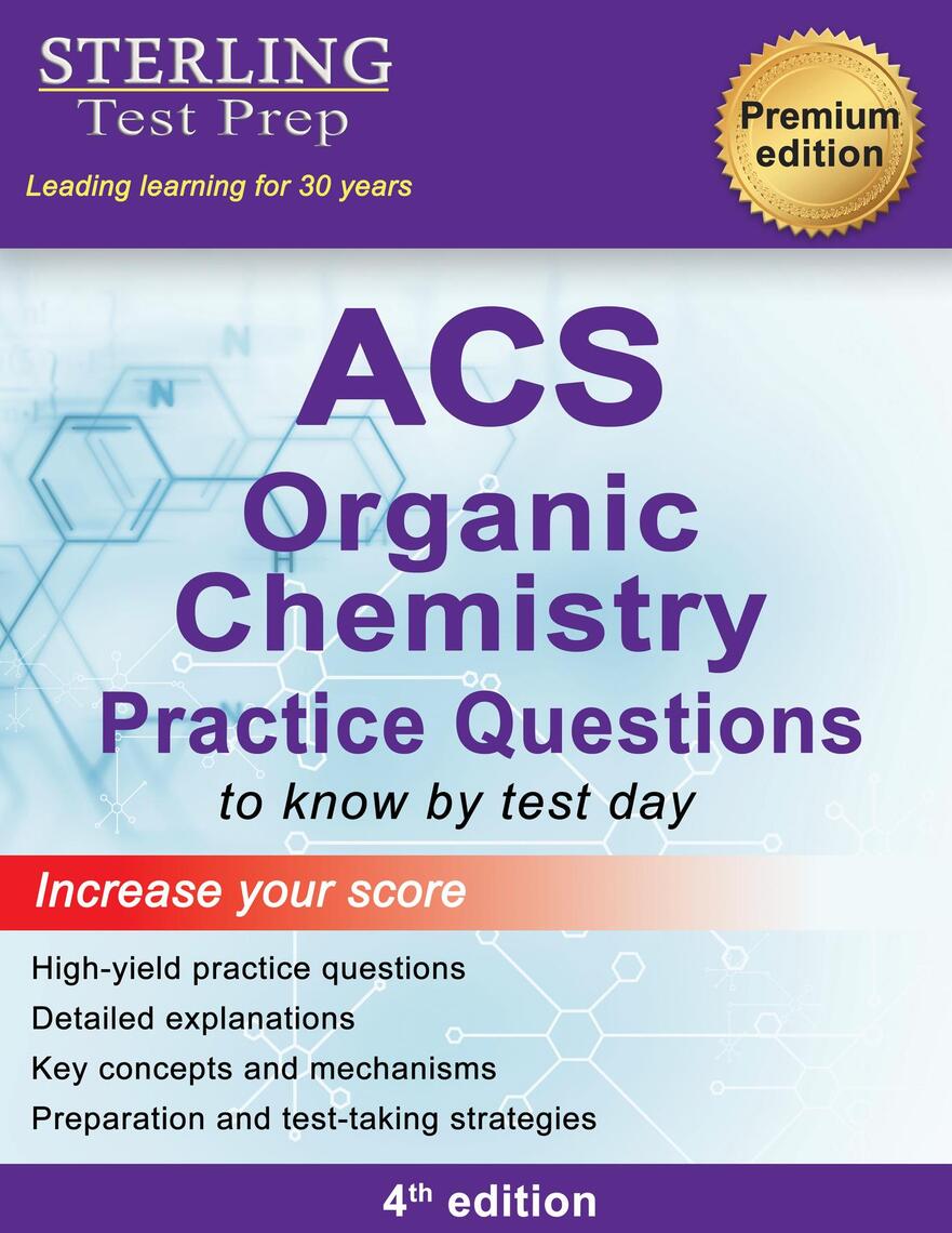 ACS Organic Chemistry by Sterling Test Prep, Frank Addivinola Ebook