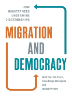 Migration and Democracy: How Remittances Undermine Dictatorships
