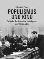 Populismus und Kino: Politische Repräsentation im Hollywood der 1930er Jahre
