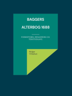 Baggers Alterbog 1688: Forhistorie, indledning og tekstudgave