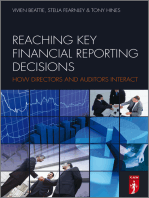 Reaching Key Financial Reporting Decisions: How Directors and Auditors Interact