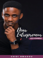 Dear Entrepreneur: November