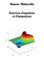 Exercices d'équations et d'inéquations