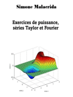 Exercices de puissance, séries Taylor et Fourier