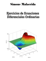 Ejercicios de Ecuaciones Diferenciales Ordinarias