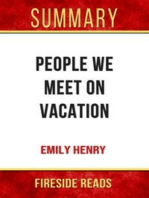 People We Meet On Vacation by Emily Henry: Summary by Fireside Reads