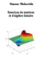 Exercices de matrices et d'algèbre linéaire