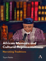 African Memoirs and Cultural Representations: Narrating Traditions
