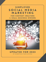 SIMPLIFIED SOCIAL MEDIA MARKETING: FOR CONTENT CREATORS & SMALL BUSINESS OWNERS