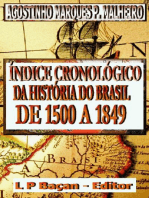Índice Cronológico da História do Brasil: De 1500 a 1849