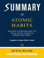 Summary of Atomic Habits: An Easy & Proven Way to Build Good Habits & Break Bad Ones by James Clear | Get The Key Ideas Quickly