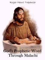 God's Prophetic Word Through Malachi