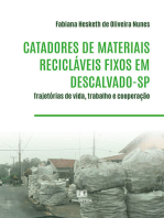 Catadores de materiais recicláveis fixos em Descalvado-SP: trajetórias de vida, trabalho e cooperação