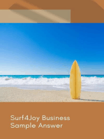 Surf4Joy Business Sample Answer