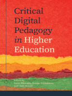 Critical Digital Pedagogy in Higher Education