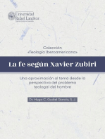 La fe según Xavier Zubiri: una aproximación al tema desde la perspectiva del problema teologal del hombre