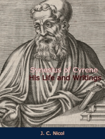 Synesius of Cyrene His Life and Writings