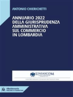 Annuario 2022 della giurisprudenza amministrativa sul commercio in Lombardia