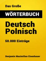 Das Große Wörterbuch Deutsch - Polnisch: 50.000 Einträge