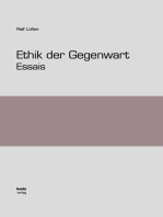 Ethik der Gegenwart: Essais