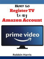 How to register tv to my Amazon account