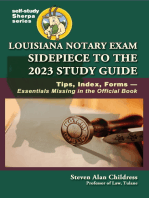 Louisiana Notary Exam Sidepiece to the 2023 Study Guide: Tips, Index, Forms—Essentials Missing in the Official Book