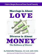 Marriage is About Love Divorce Is About Money
