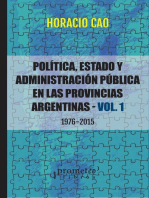 Política, Estado y administración pública en las provincias argentinas 