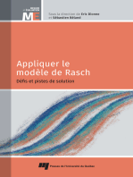 Appliquer le modèle de Rasch: Défis et pistes de solution